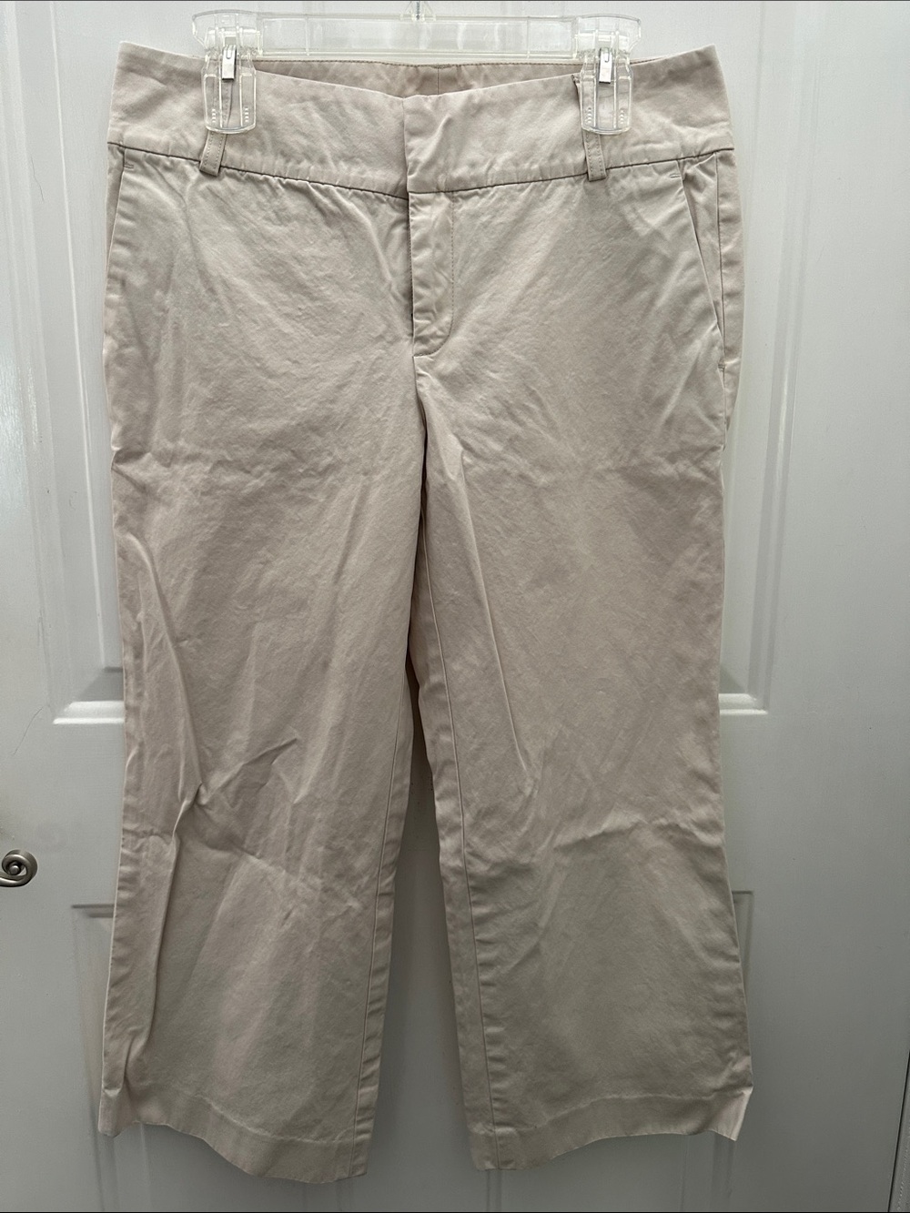 Banana Republic Martin Fit Women's Cropped Chinos in Light Beige